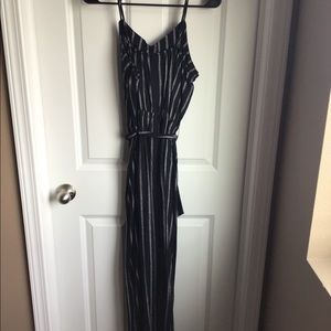 Black stripped dress